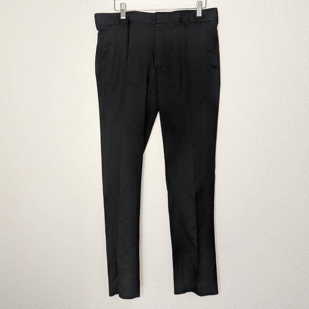 Van Heusen Black Dress Pants Men's 30x30 Slim (lot 2)‎ - Picture 2 of 14